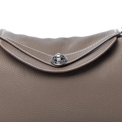 Hermes Taurillon Clemence Lindy 30 Etoupe 10 of 11