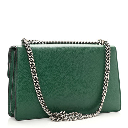 Gucci Pebbled Calfskin Small Dionysus Shoulder Bag Emerald 3 of 12