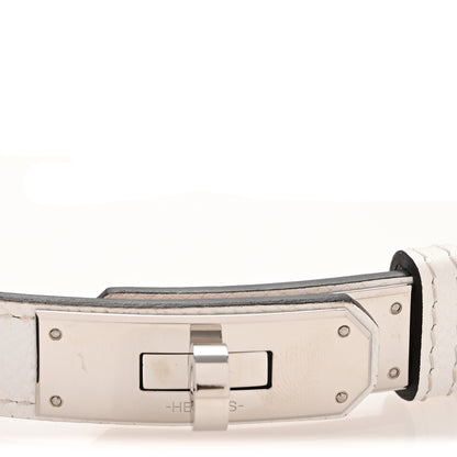 Hermes Epsom Kelly Belt White 3 of 6