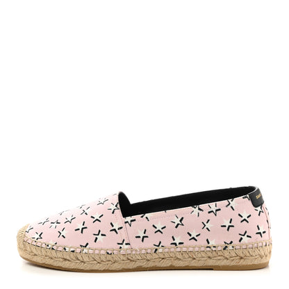 Saint Laurent Canvas Star Fun Espadrilles 37 Pink 1 of 9