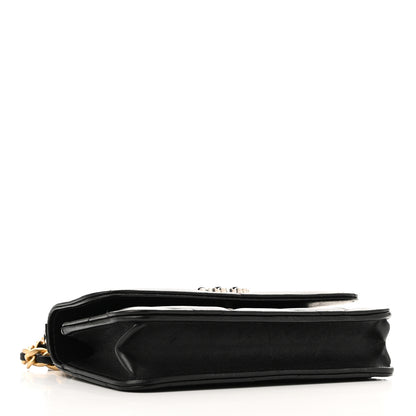 Chanel Lambskin Quilted Chanel 19 Flap Phone Holder With Chain Black 2 of 9