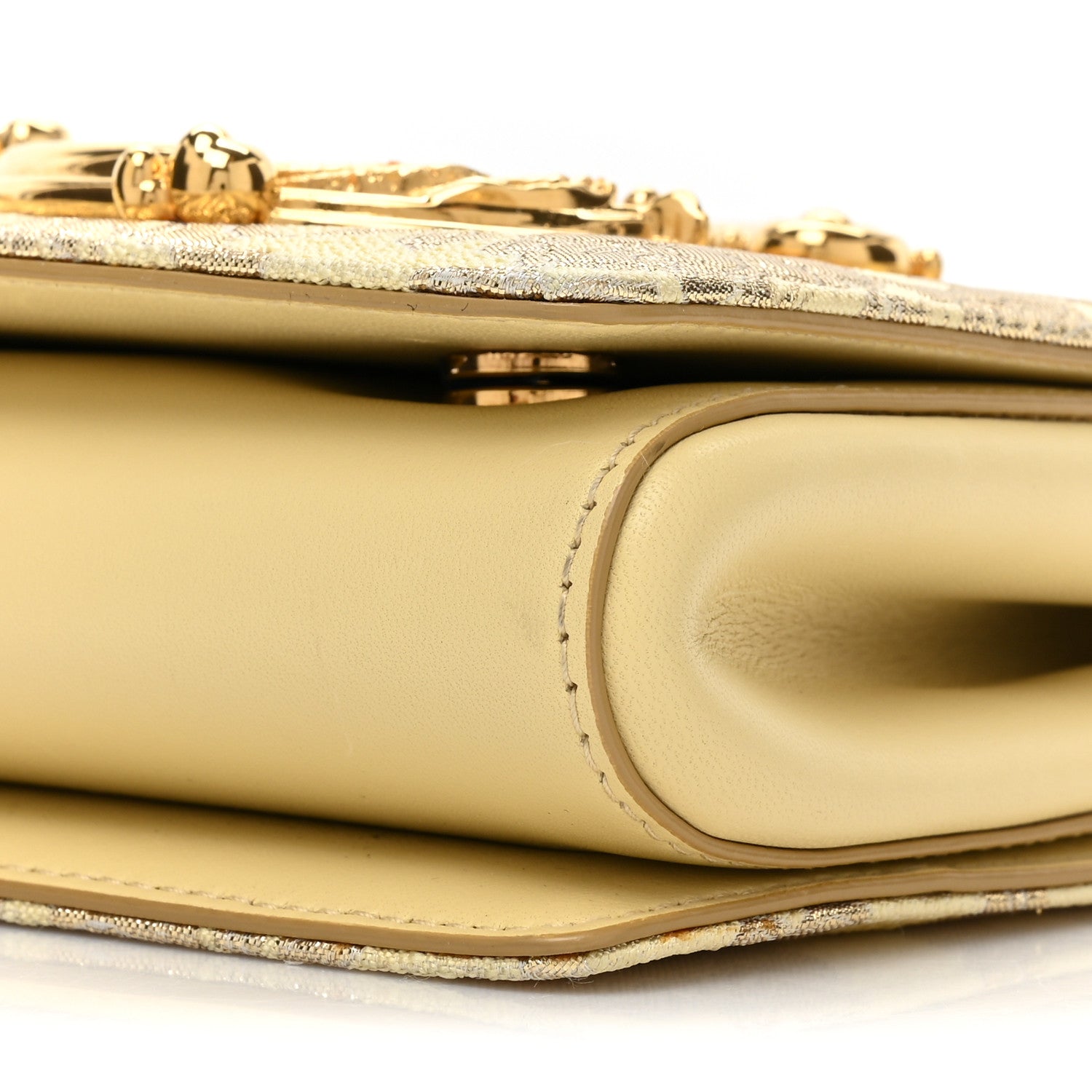 Dolce & Gabbana Brocade DG Girls Shoulder Bag Gold 7 of 10
