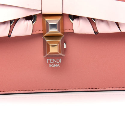 Fendi Vitello Liberty Shiny Nappa Lace Up Bow Kan I Shoulder Bag Macaron Confetto 10 of 10