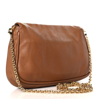 Fendi Vitello Flamingo Fendista Pouchette Crossbody Orzo 3 of 11