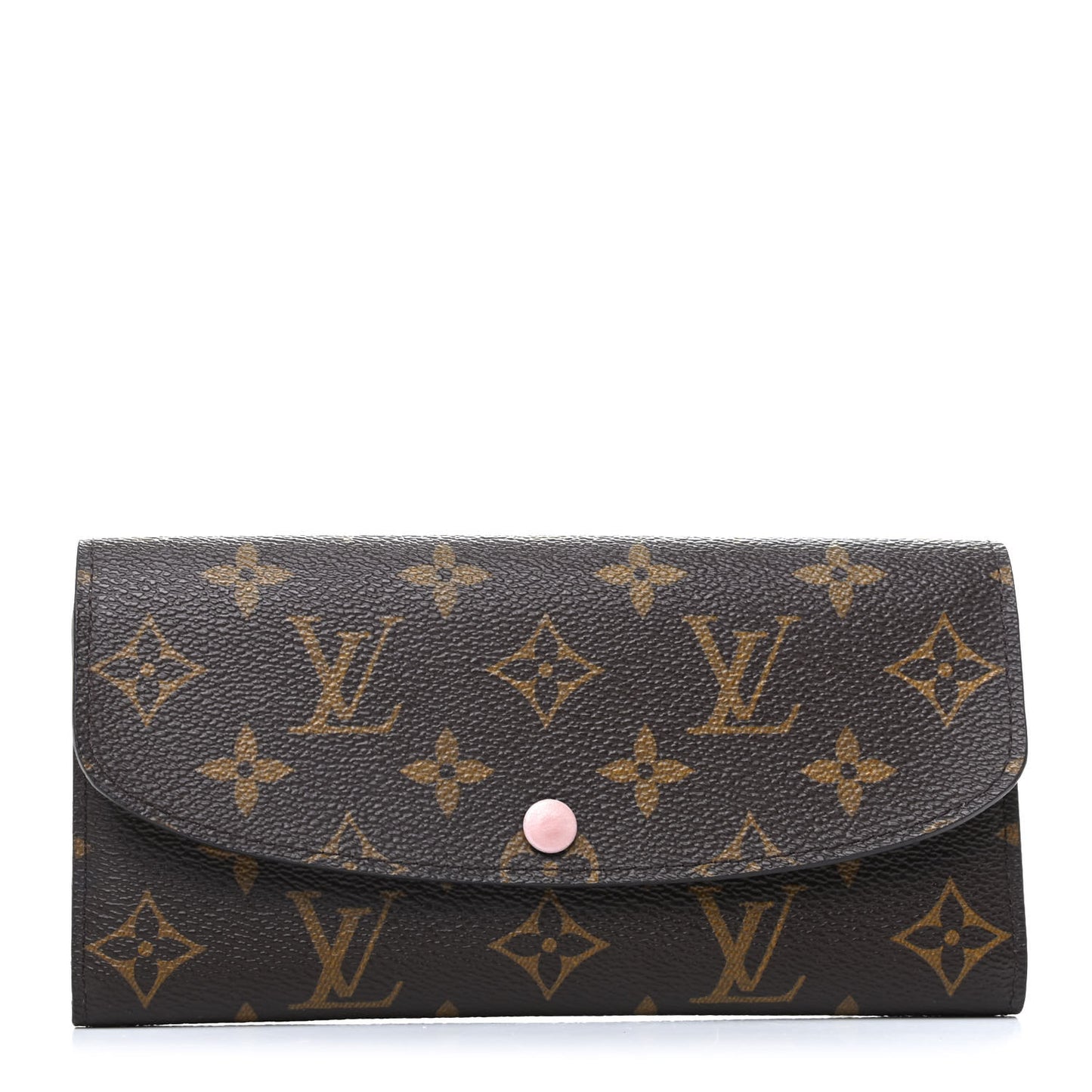 Monogram Emilie Wallet Rose Ballerine