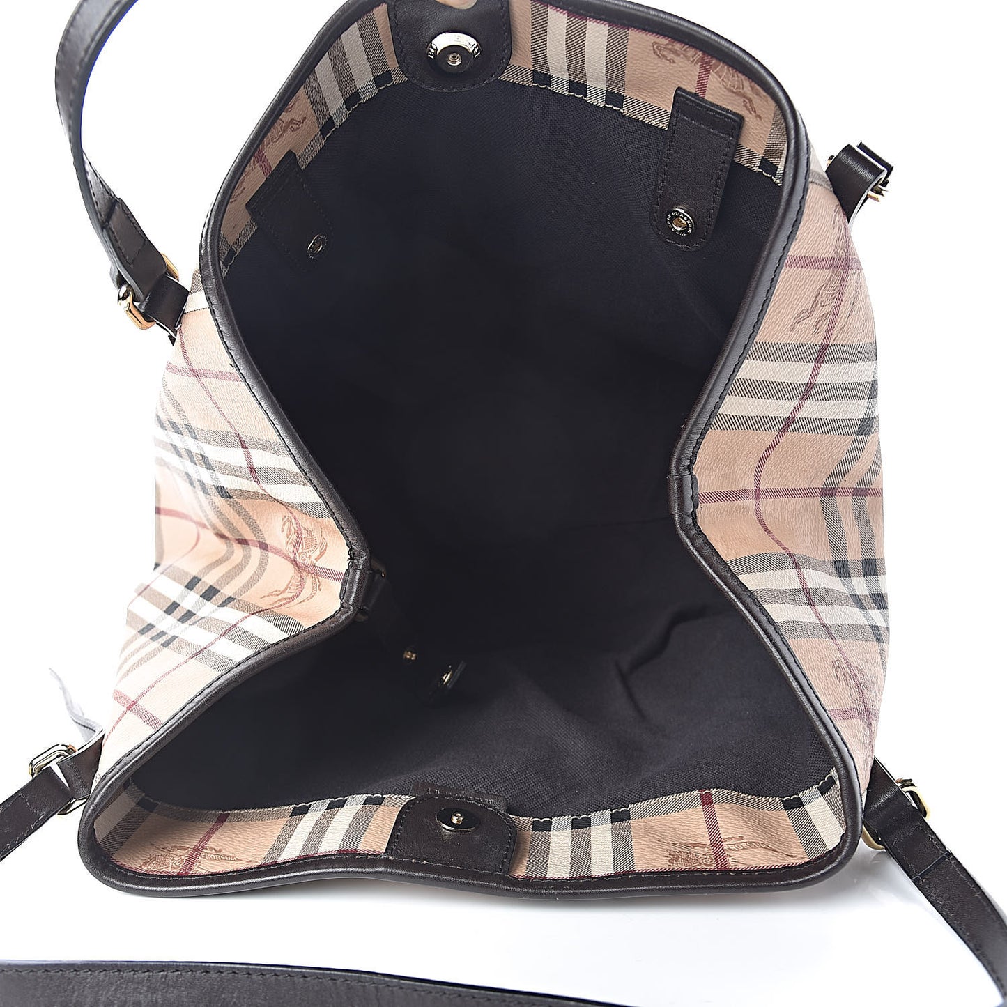 Haymarket Check Small Canterbury Tote Chocolate