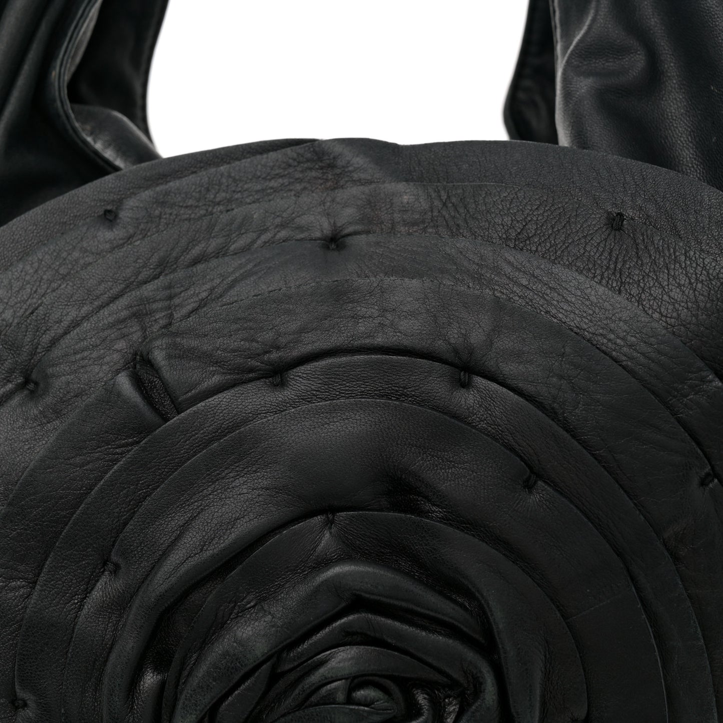 Nappa Petale Rose Hobo Black