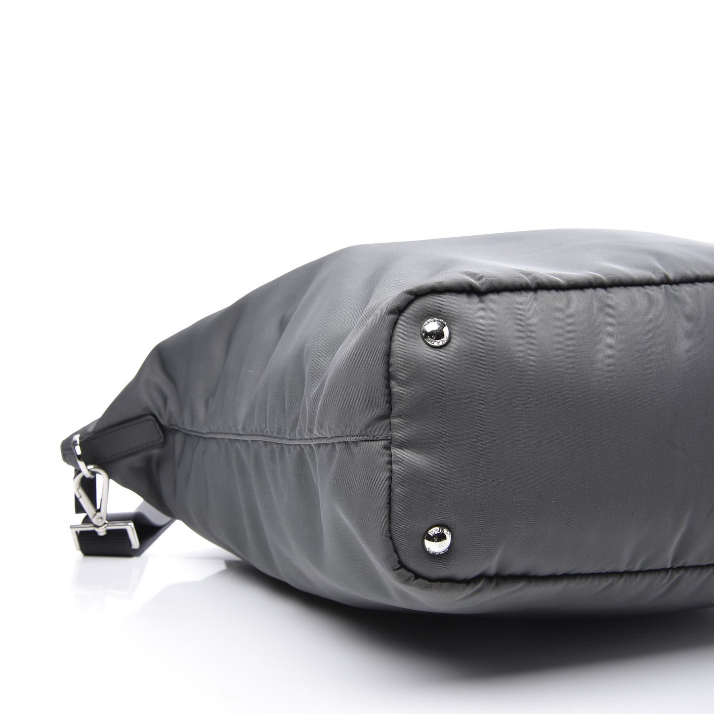 Tessuto Nylon Saffiano Tote Ardesia