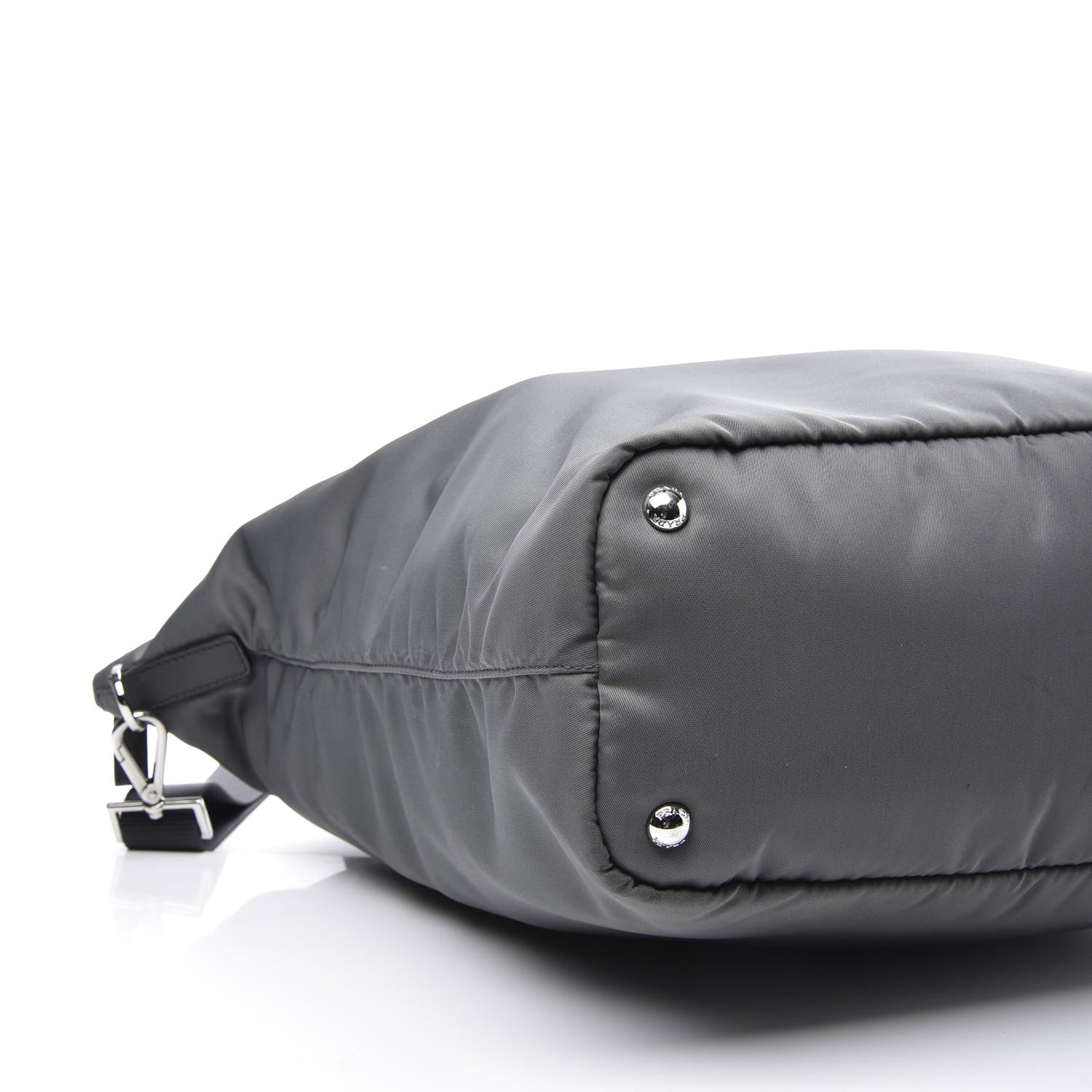 Prada Tessuto Nylon Saffiano Tote Ardesia 7 of 11