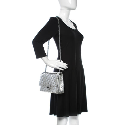 Chanel Metallic Aged Calfskin Quilted 2.55 Reissue 226 Flap Silver 2 of 11