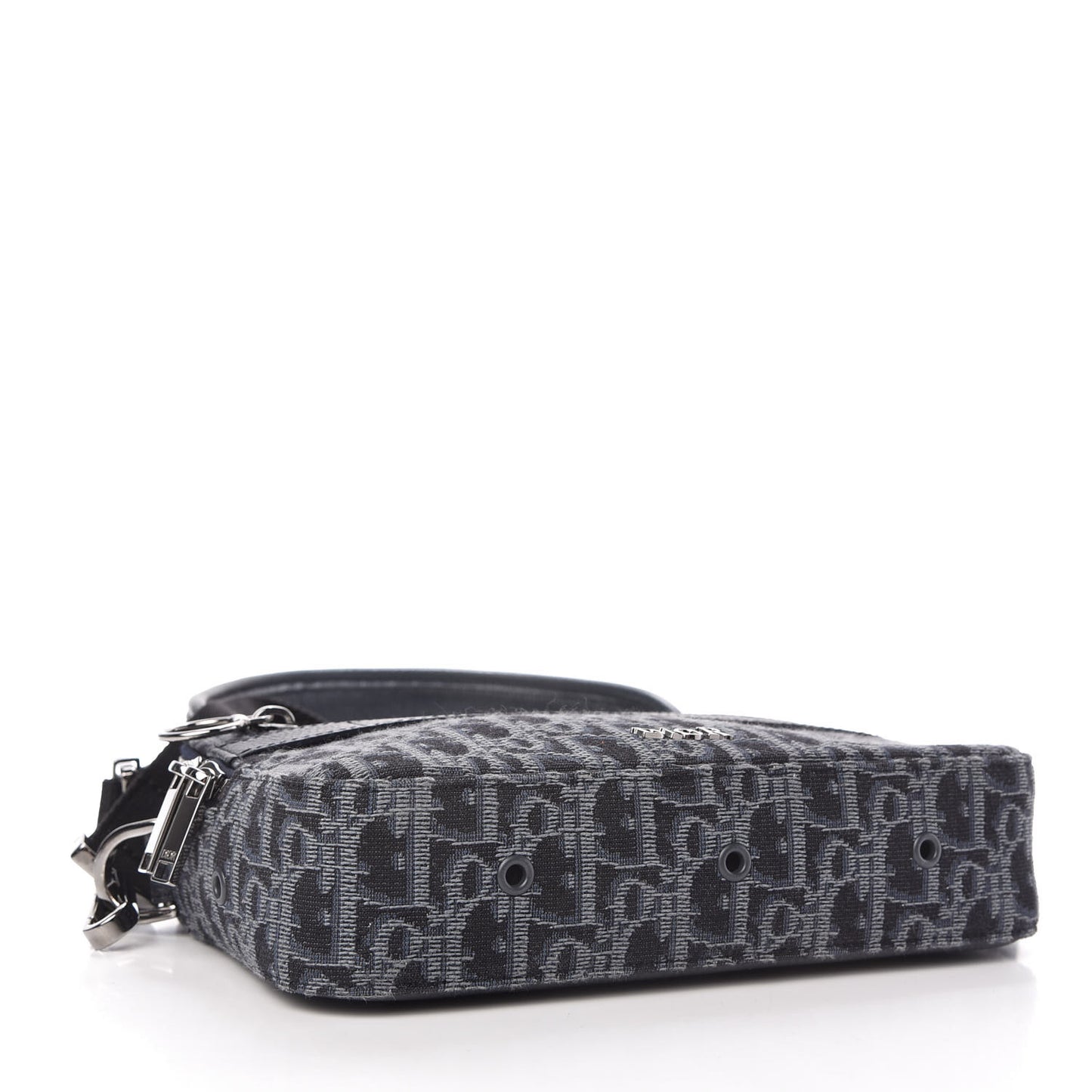 HOMME Oblique Jacquard Safari Messenger Navy Blue