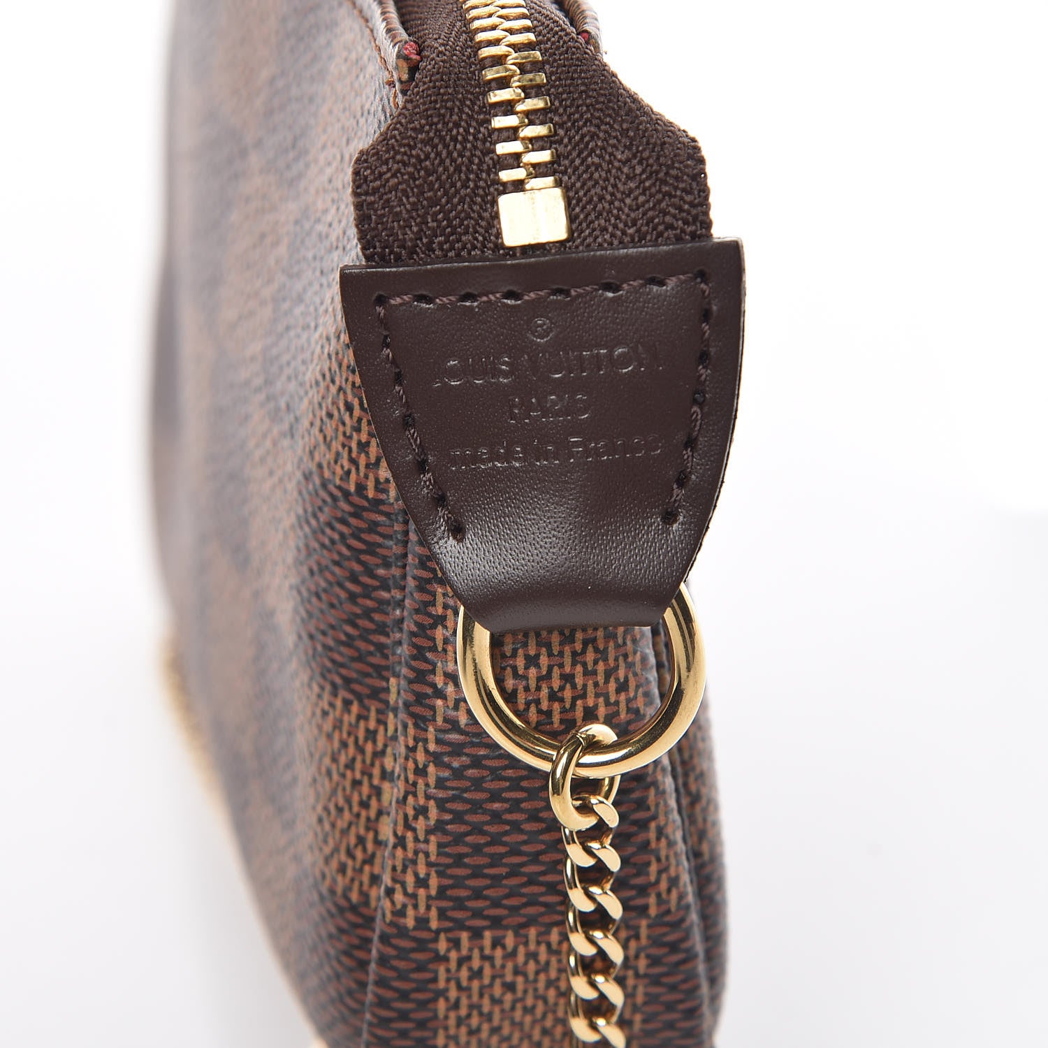 Louis Vuitton Damier Ebene Mini Pochette Accessories 8 of 9