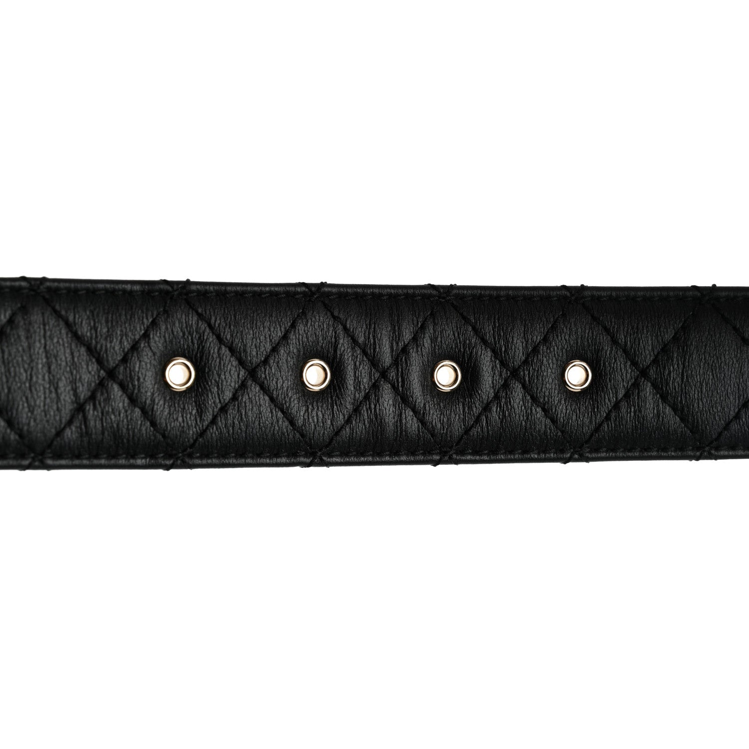 Chanel Lambskin Quilted CC Chain Belt 85 34 Black 5 of 6