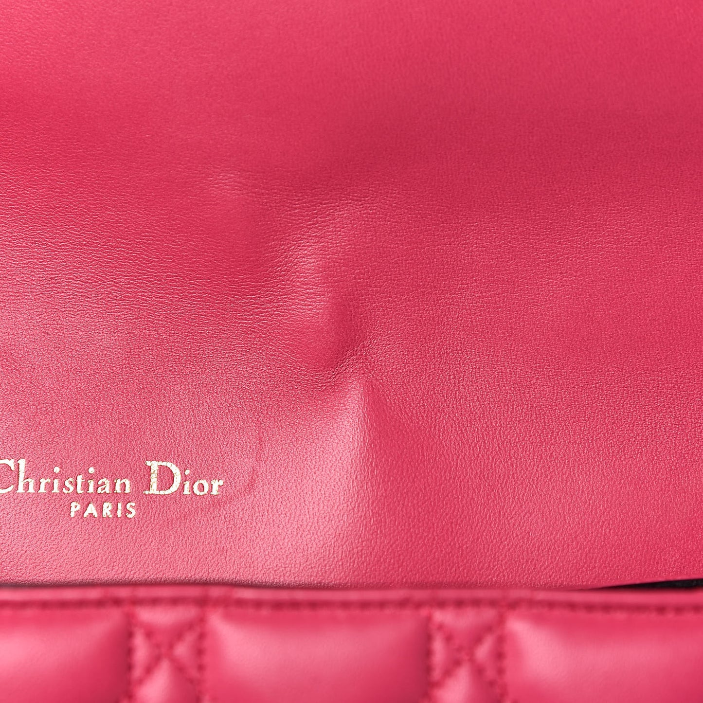 Lambskin Cannage Large Miss Dior Flap Pink