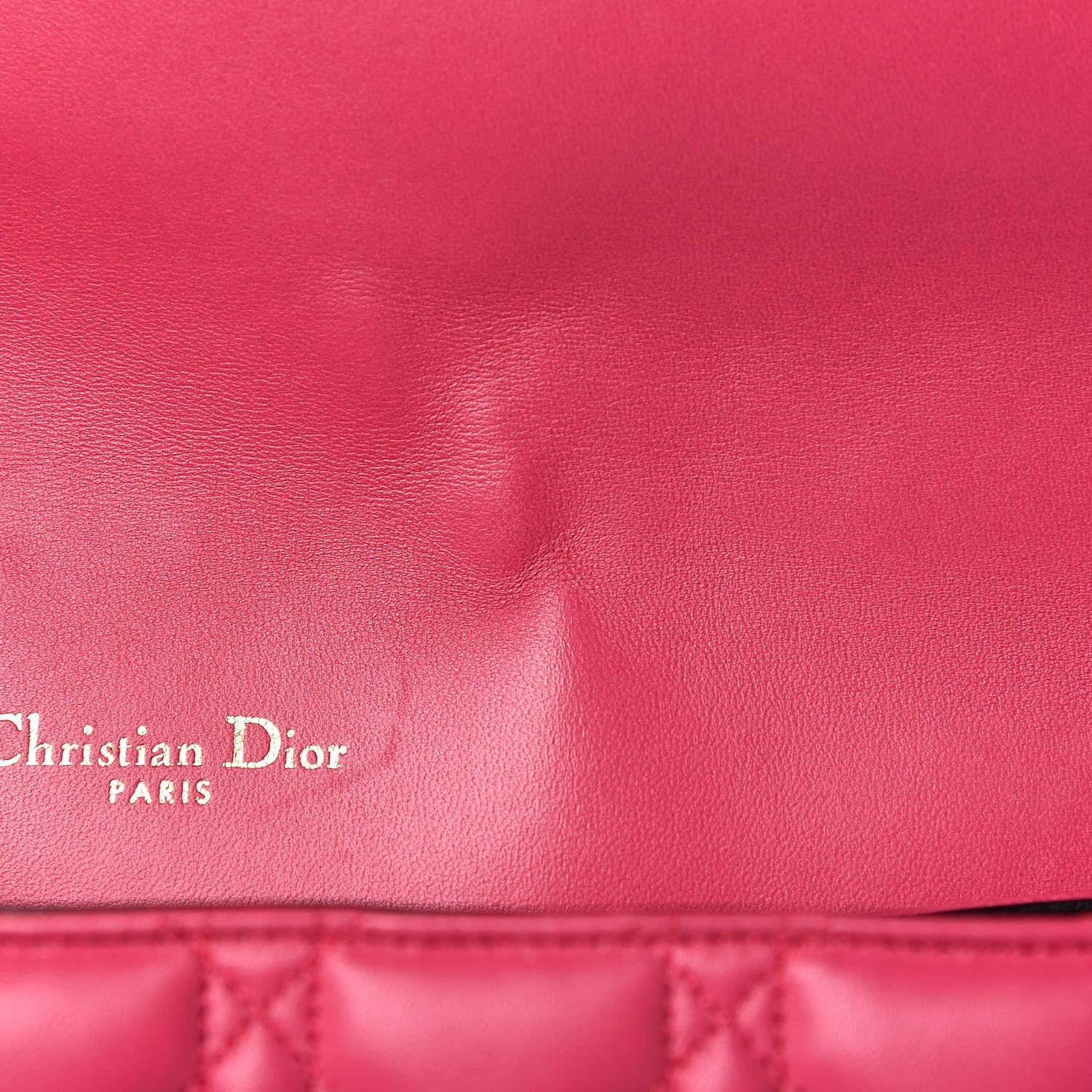 Christian Dior Lambskin Cannage Large Miss Dior Flap Pink 7 of 14