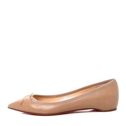 Christian Louboutin Nappa Solasofia Flats 39 Nude 1 of 7