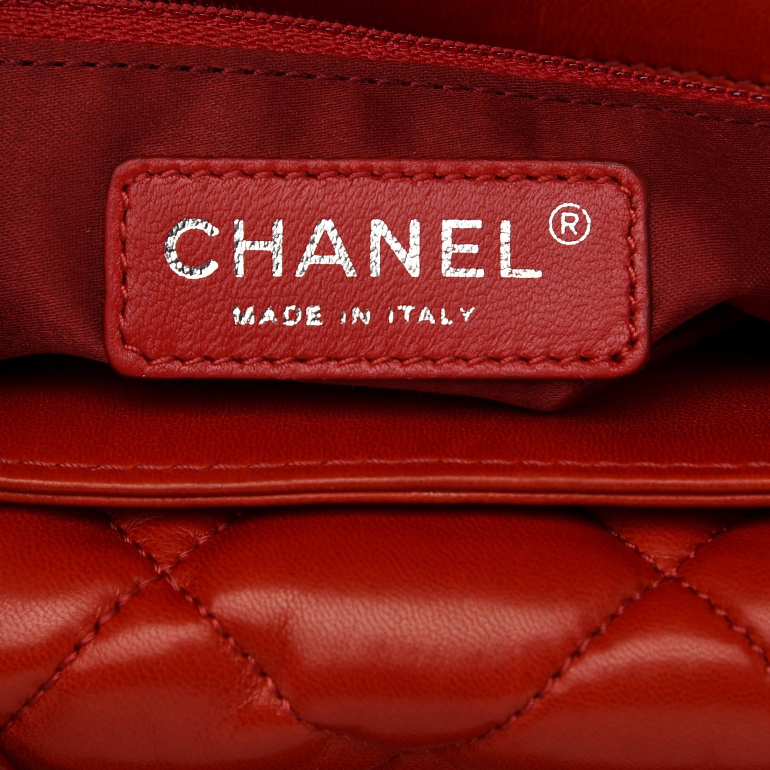 Chanel Lambskin Quilted Chanel 3 Maxi Flap Bag Red 7 of 8