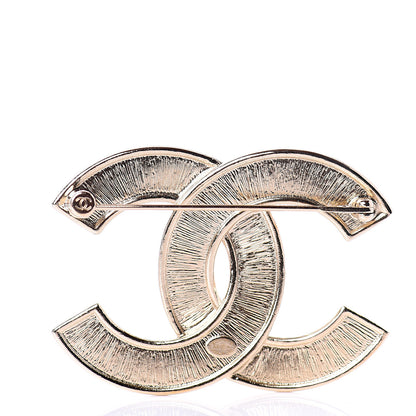 Chanel Crystal Pearl Chain Mania CC Earrings Gold 2 of 3