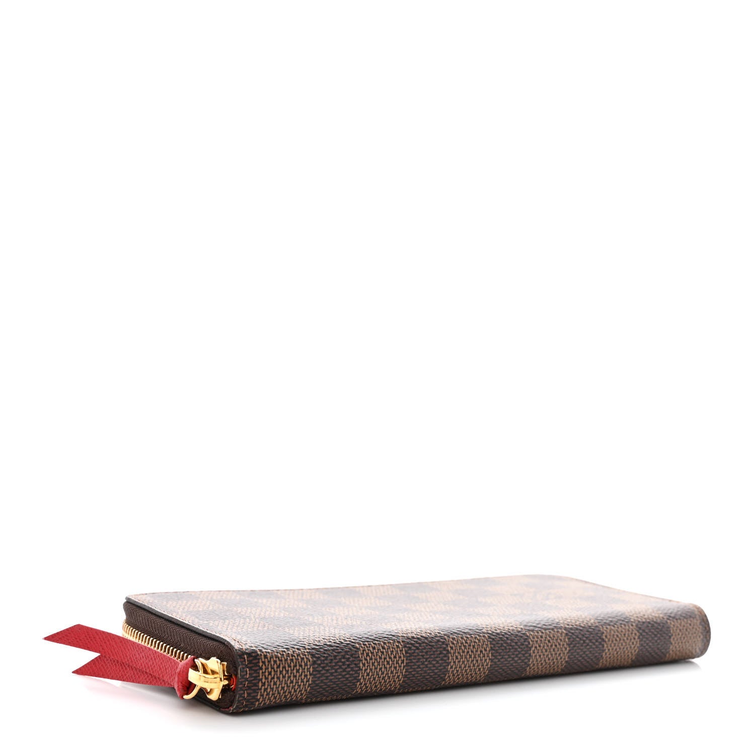 Louis Vuitton Damier Ebene Clemence Wallet Cherry 4 of 7