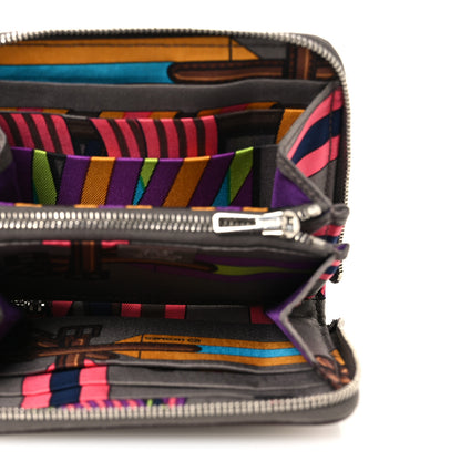 Hermes Epsom Silk'in Compact Wallet Etain 5 of 8