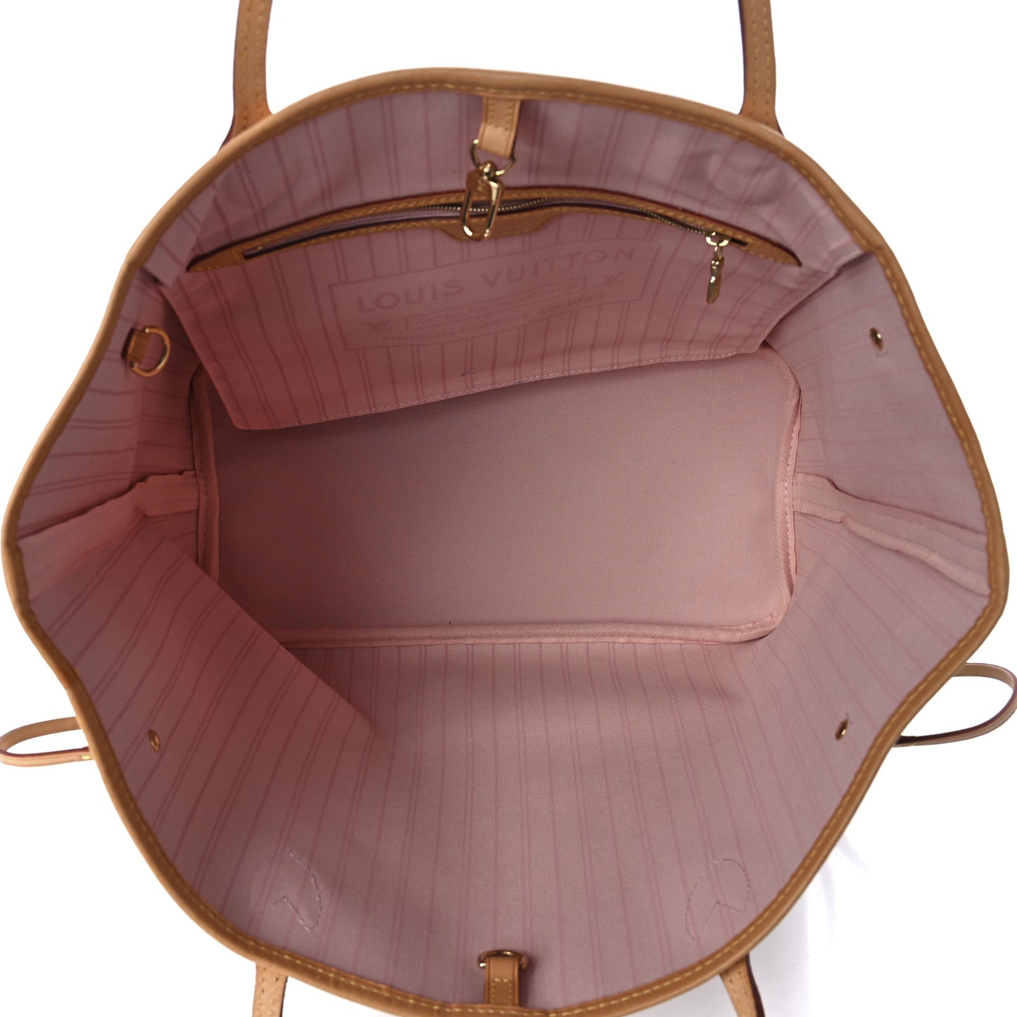 Damier Azur Neo Neverfull MM Rose Ballerine