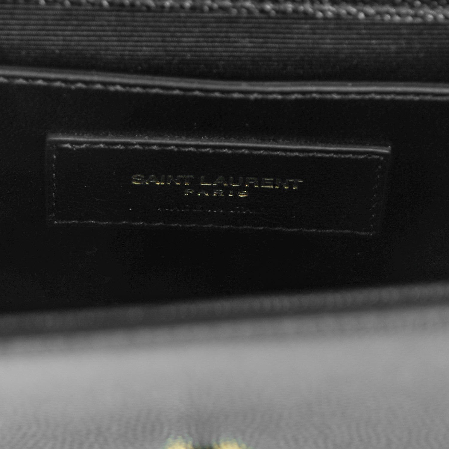 Saint Laurent Grain De Poudre Small Monogram Kate Satchel Black 6 of 6