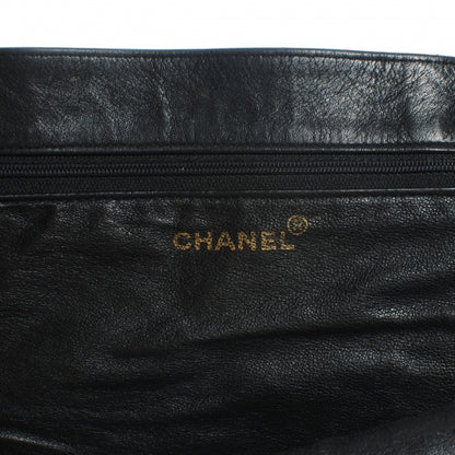 Chanel Lambskin Jumbo Shoulder Bag Black 8 of 9