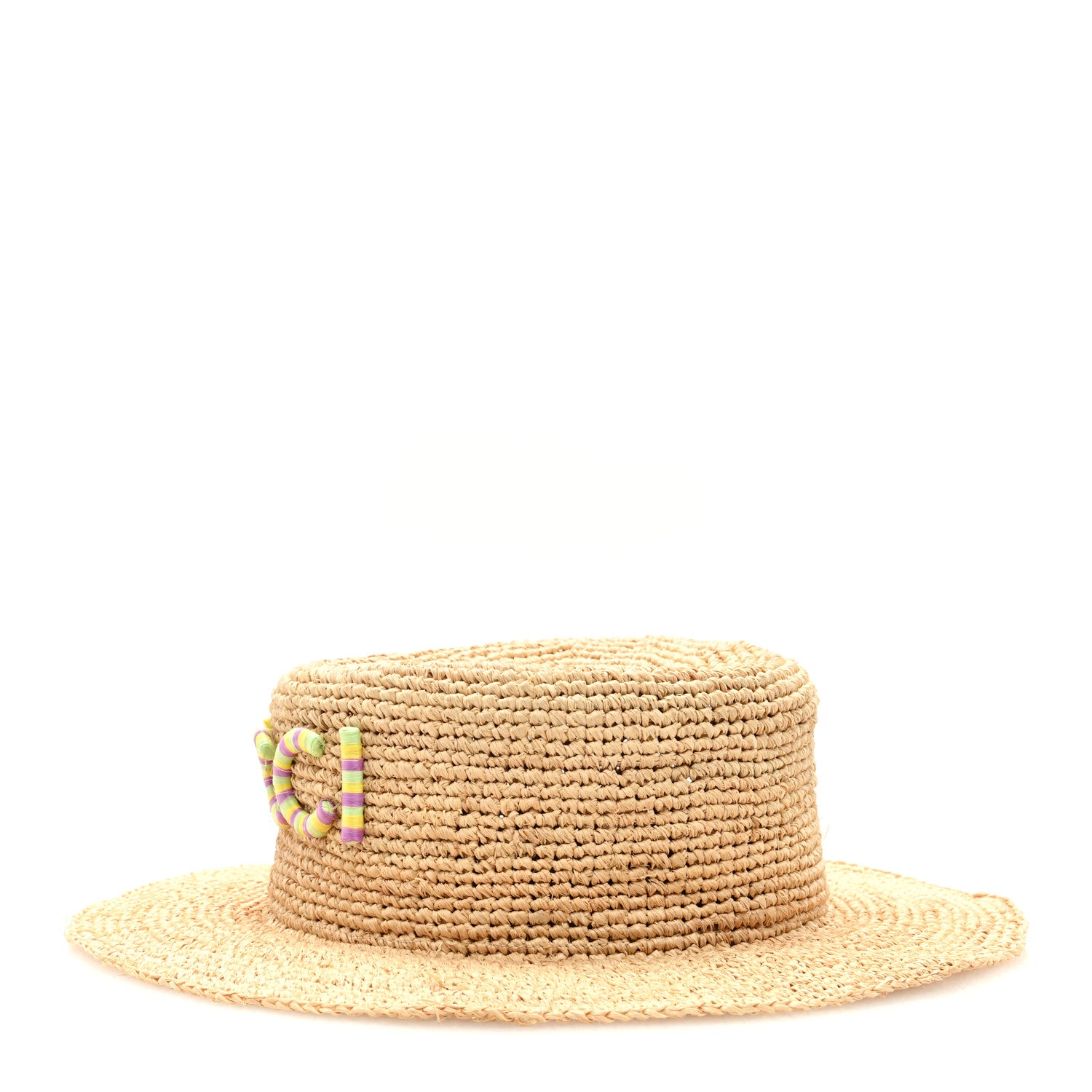 Gucci Straw Gucci Patch Hat XS 4 of 7