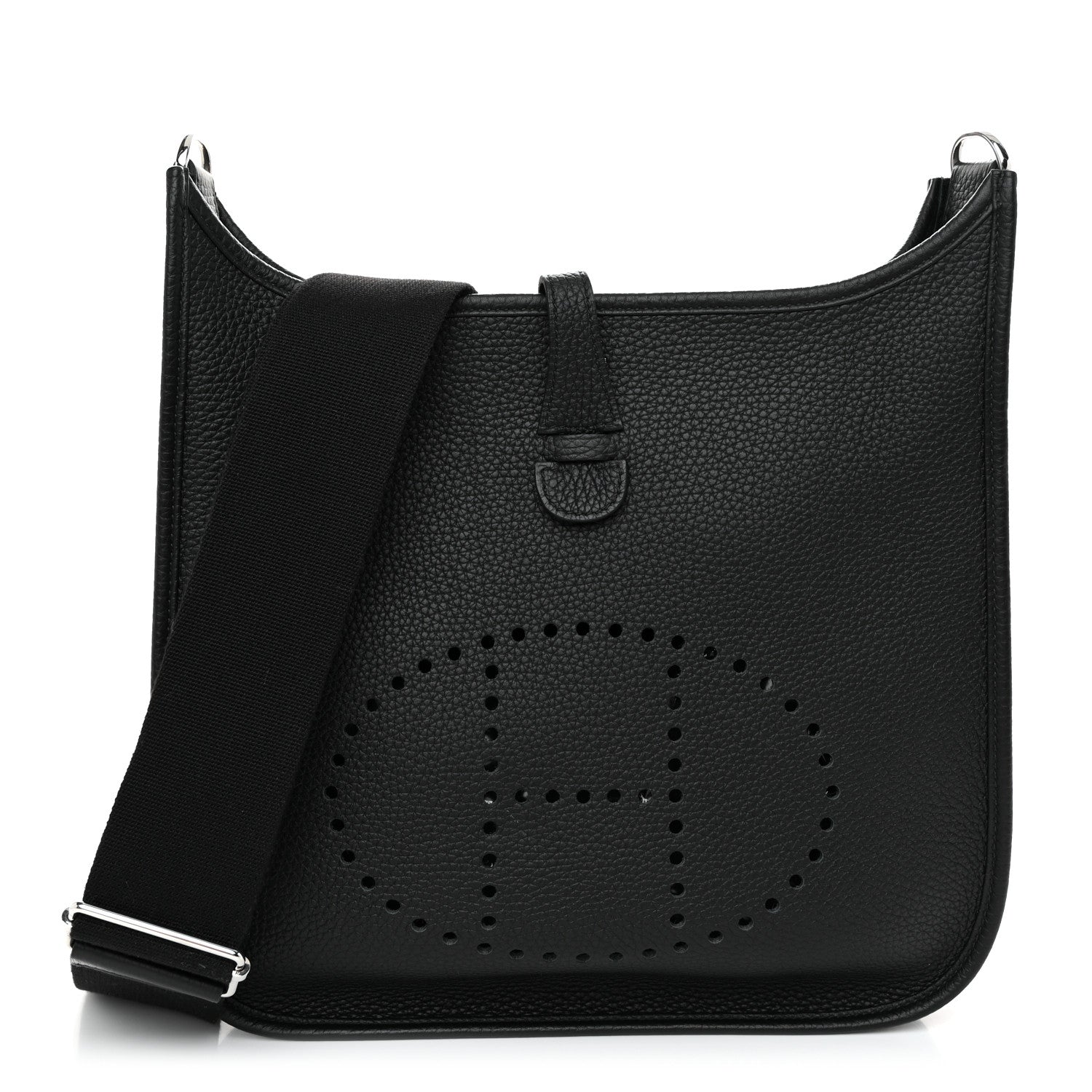 Hermes Taurillon Clemence Evelyne III PM Black 1 of 11