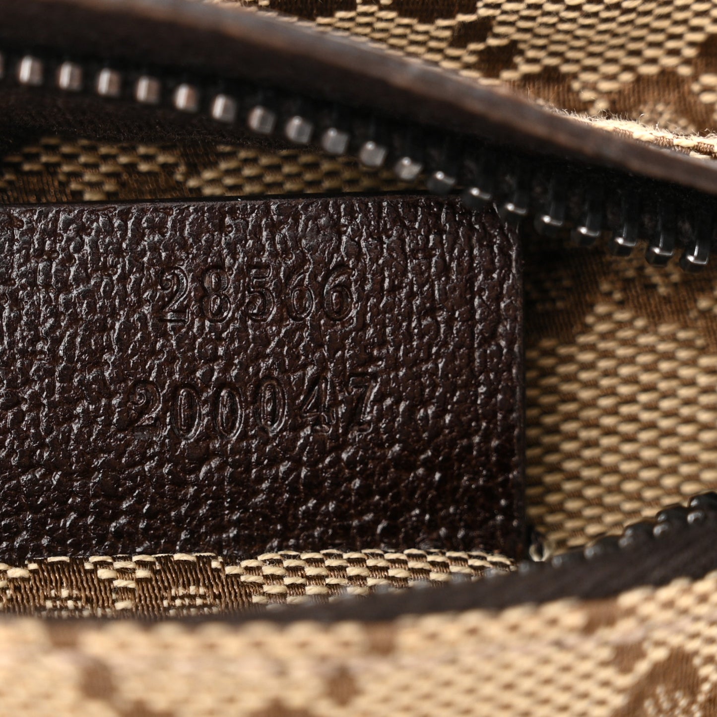 GG Monogram Double Pocket Belt Bag Dark Brown