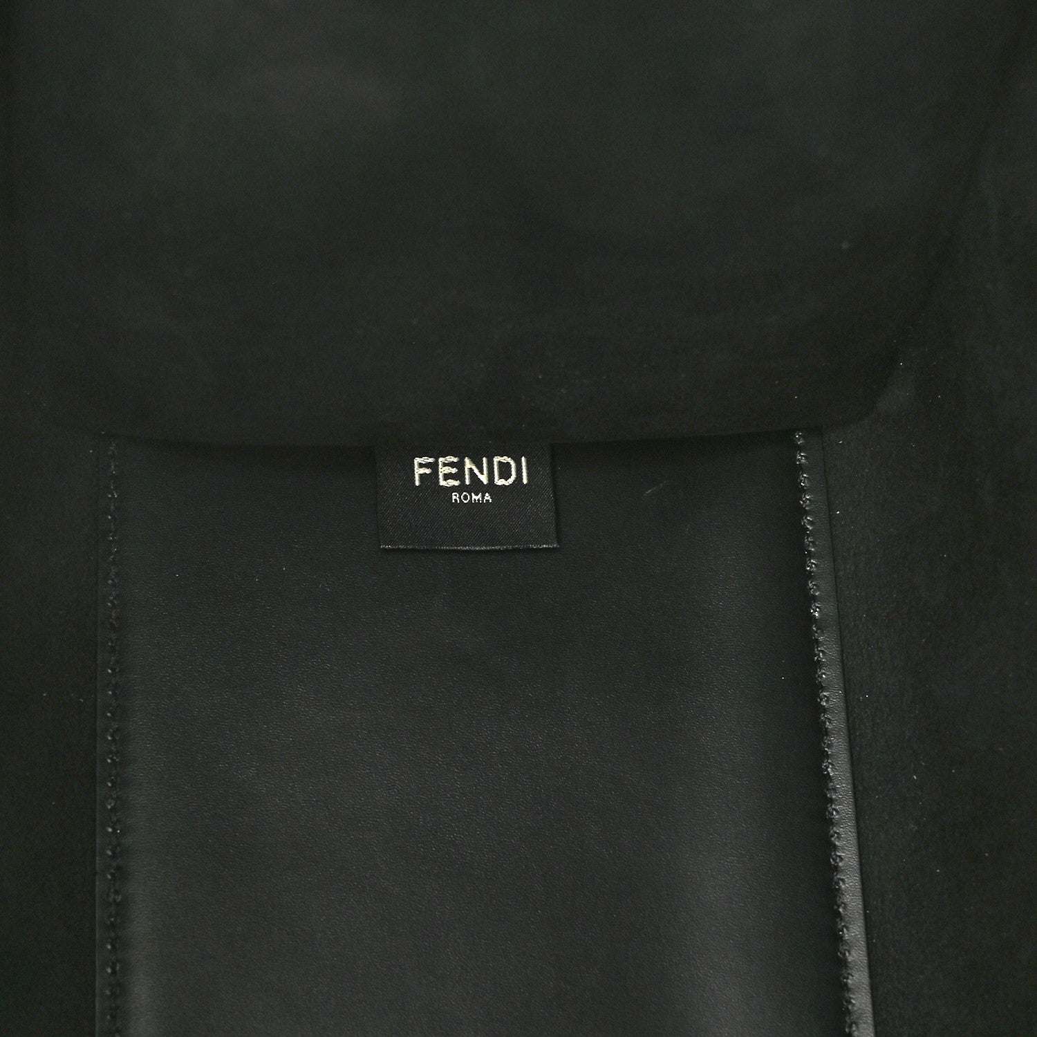 Fendi Vitello King Plexiglass Medium Fendi Sunshine Shopper Tote Black 7 of 10
