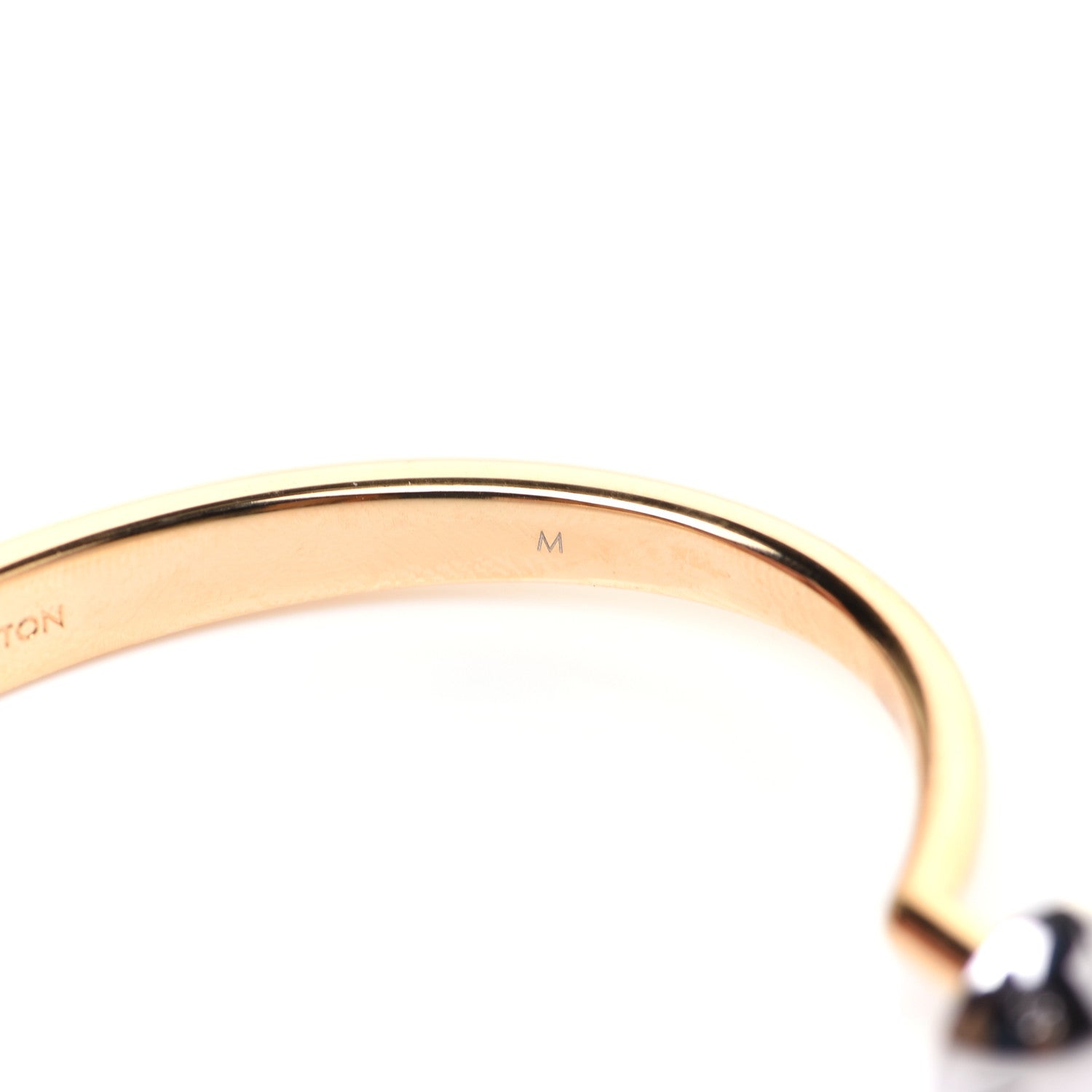 Louis Vuitton Metal Studdy Bracelet M Gold Silver 7 of 10