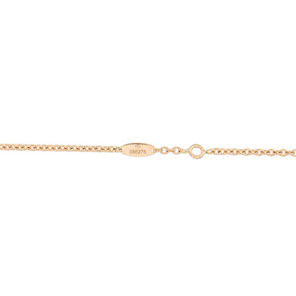 Christian Dior 18K Yellow Gold Diamond Mother of Pearl Rose Des Vents Medallion Necklace 4 of 6