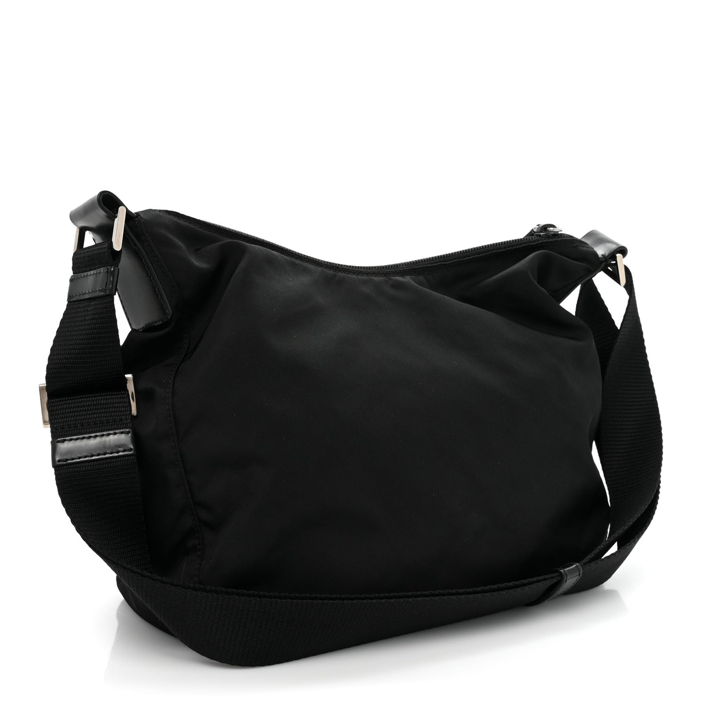 Tessuto Nylon Messenger Bag Black