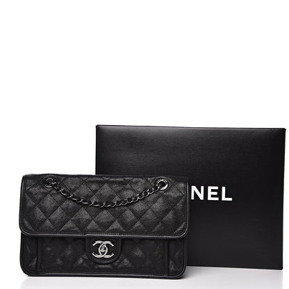 Chanel Caviar Quilted Medium French Riviera Flap Black 11 of 11
