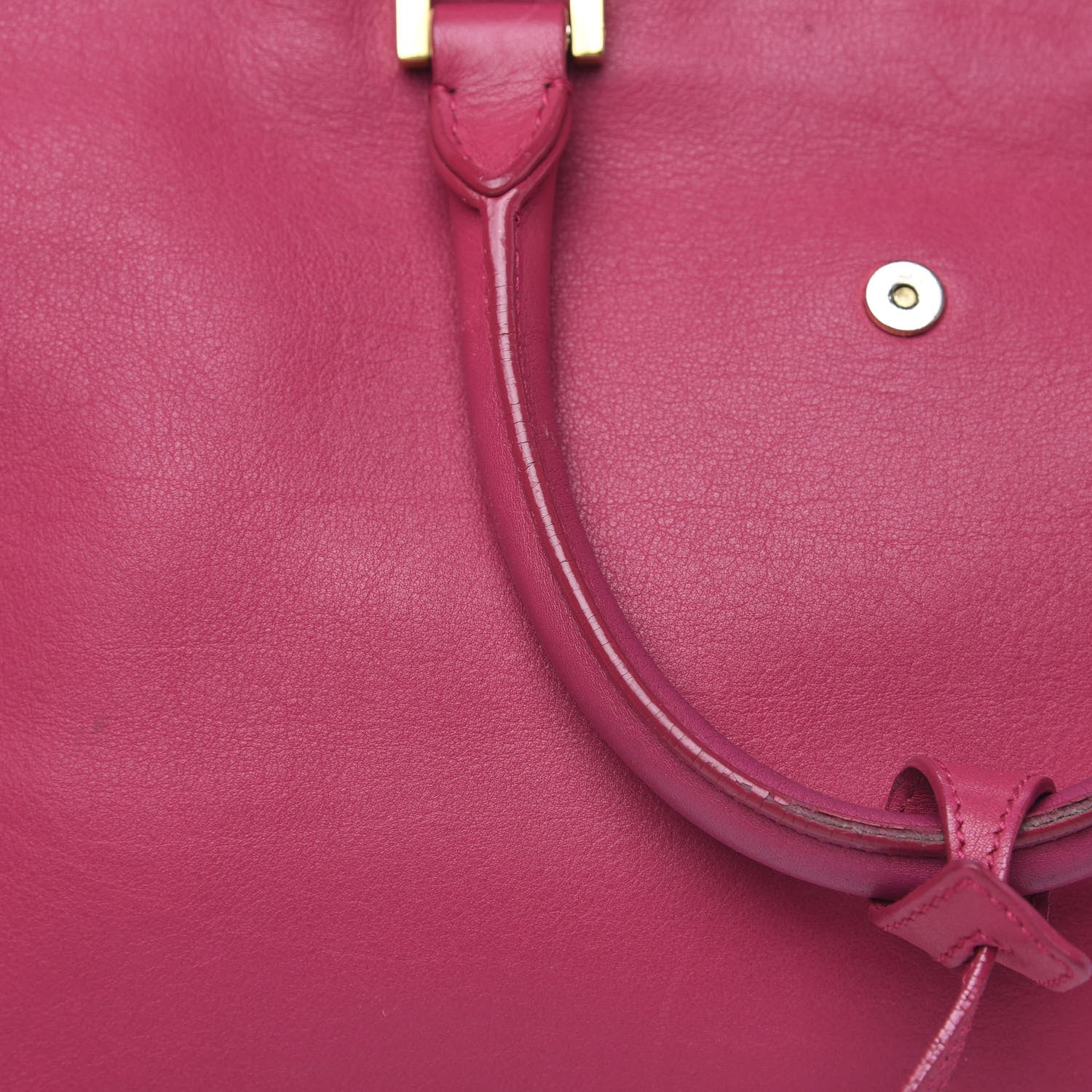 Saint Laurent Calfskin Small Classic Y Cabas Fuchsia 17 of 17