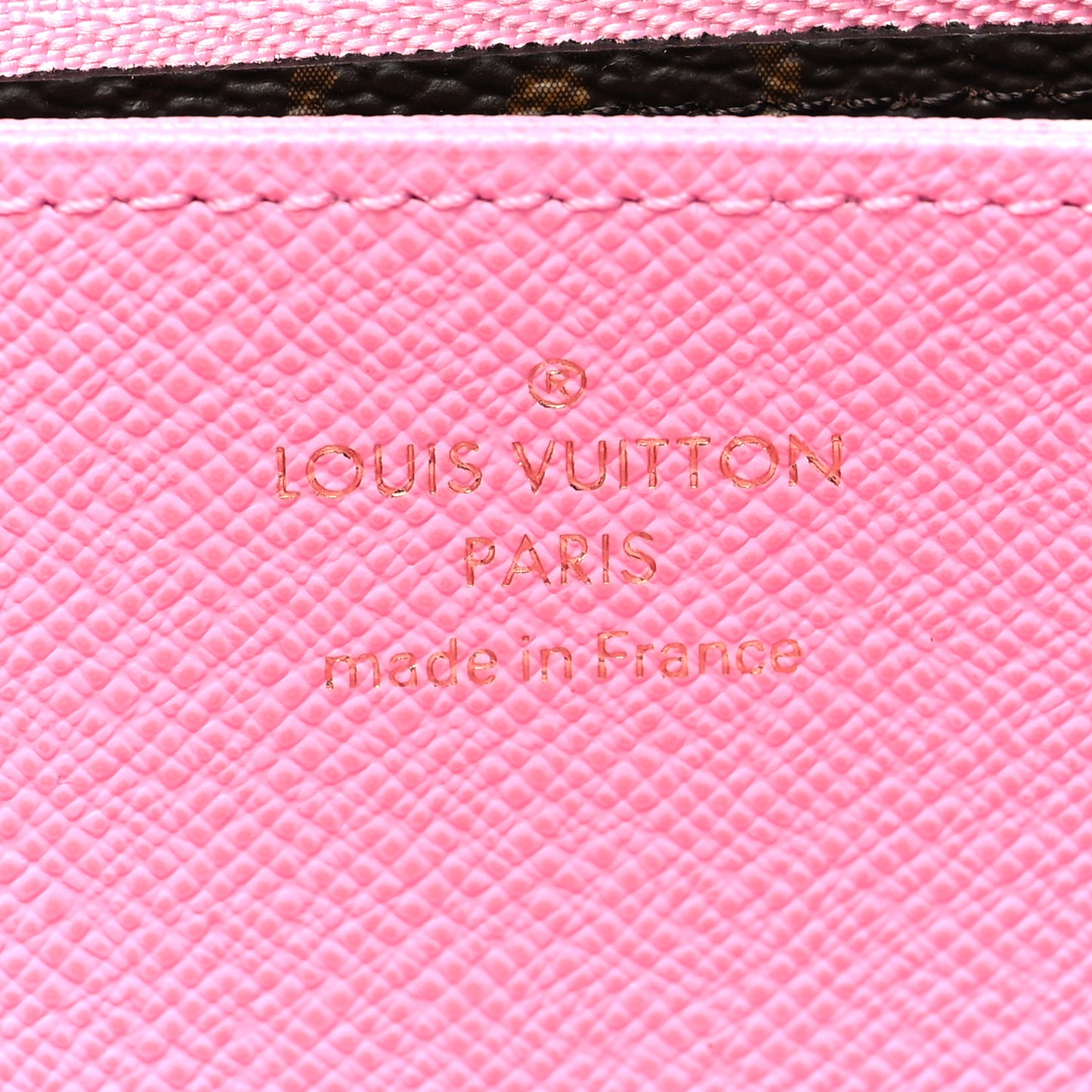 Monogram 2022 Christmas Animation Paris Zippy Wallet Pink