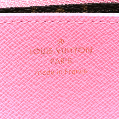 Louis Vuitton Monogram 2022 Christmas Animation Paris Zippy Wallet Pink 6 of 7