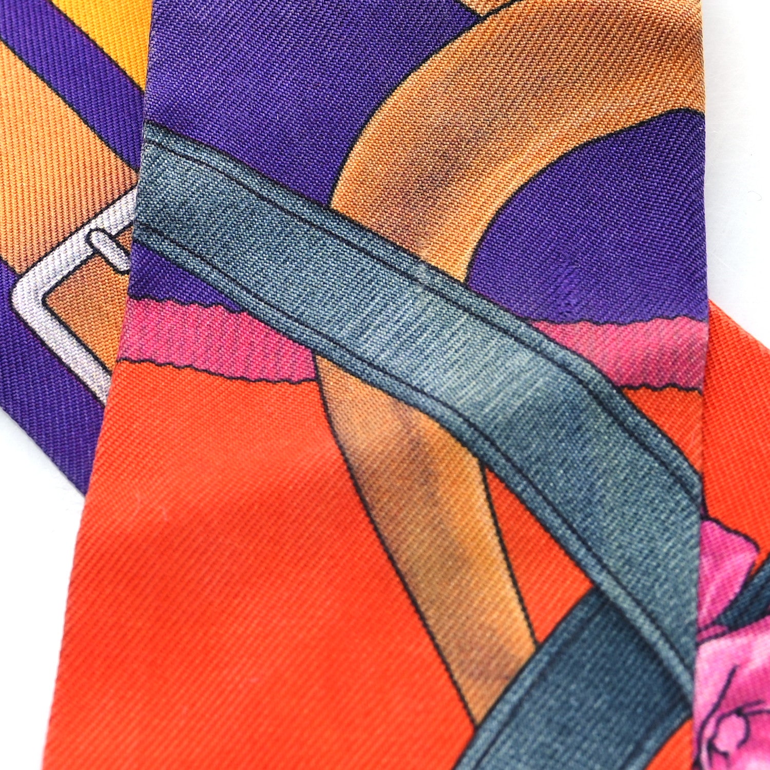 Hermes Silk Grand Manege Fleuri Twilly 5 of 6