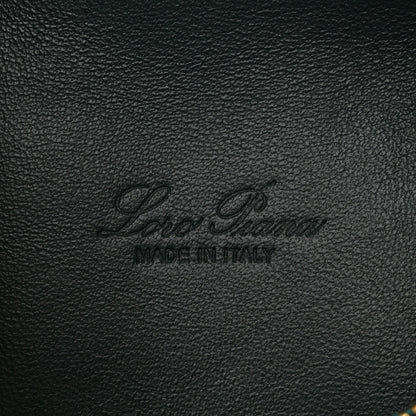 Loro Piana Grained Calfskin L19 Extra Pocket Pouch New Petrolio 6 of 9