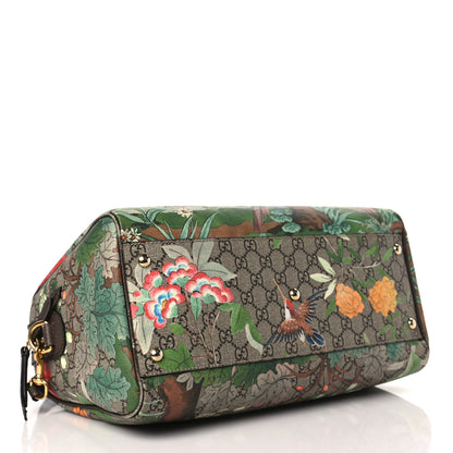 Gucci GG Supreme Monogram Tian Medium Boston Beige Multicolor New Acero 3 of 10