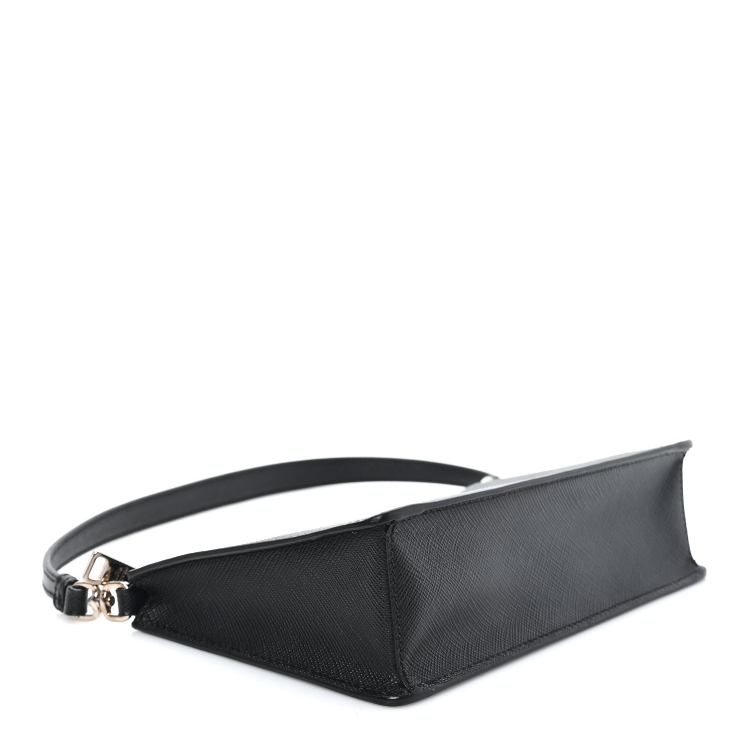 Prada Saffiano Lux Mini Shoulder Bag Black 4 of 11