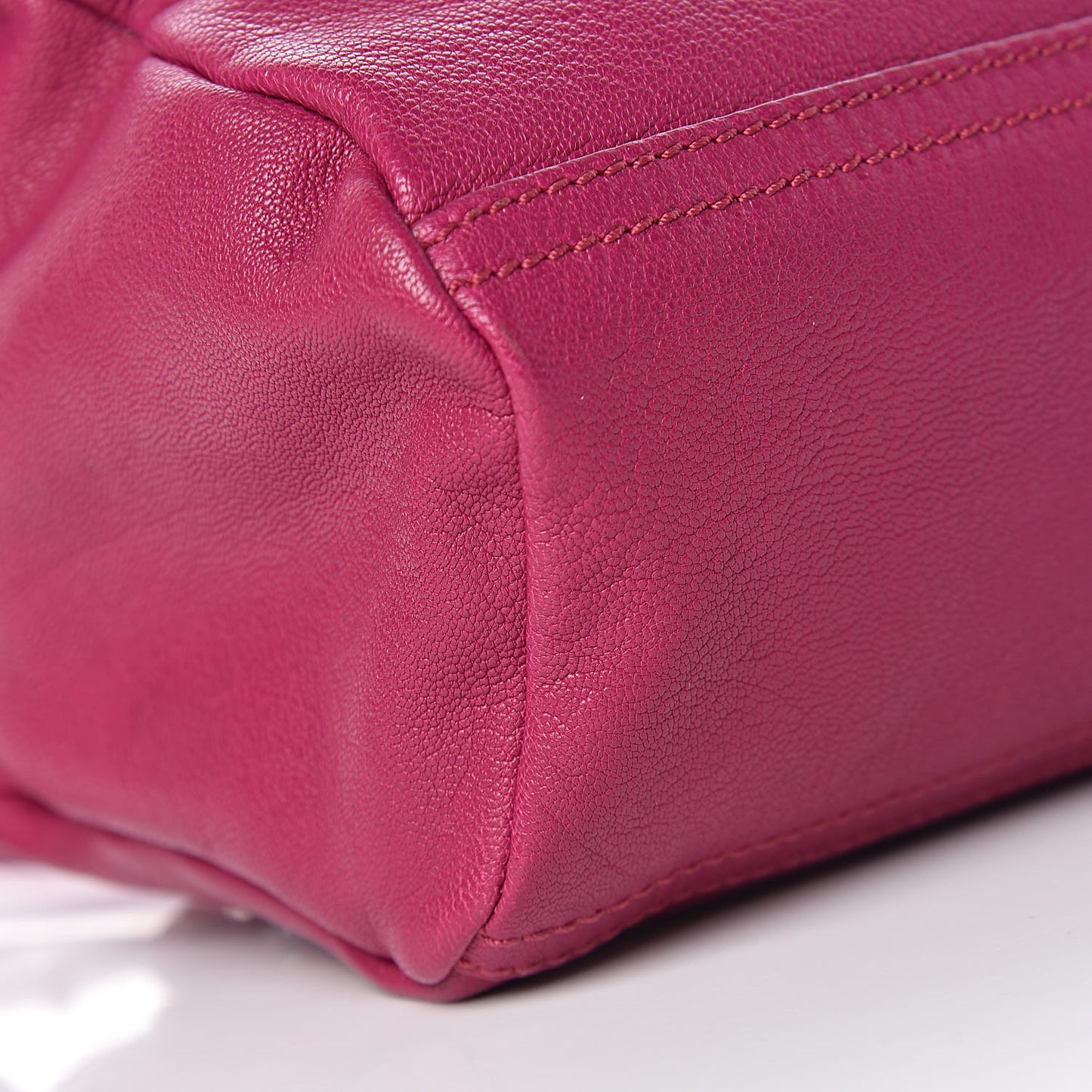 Sugar Goatskin Mini Pandora Magenta