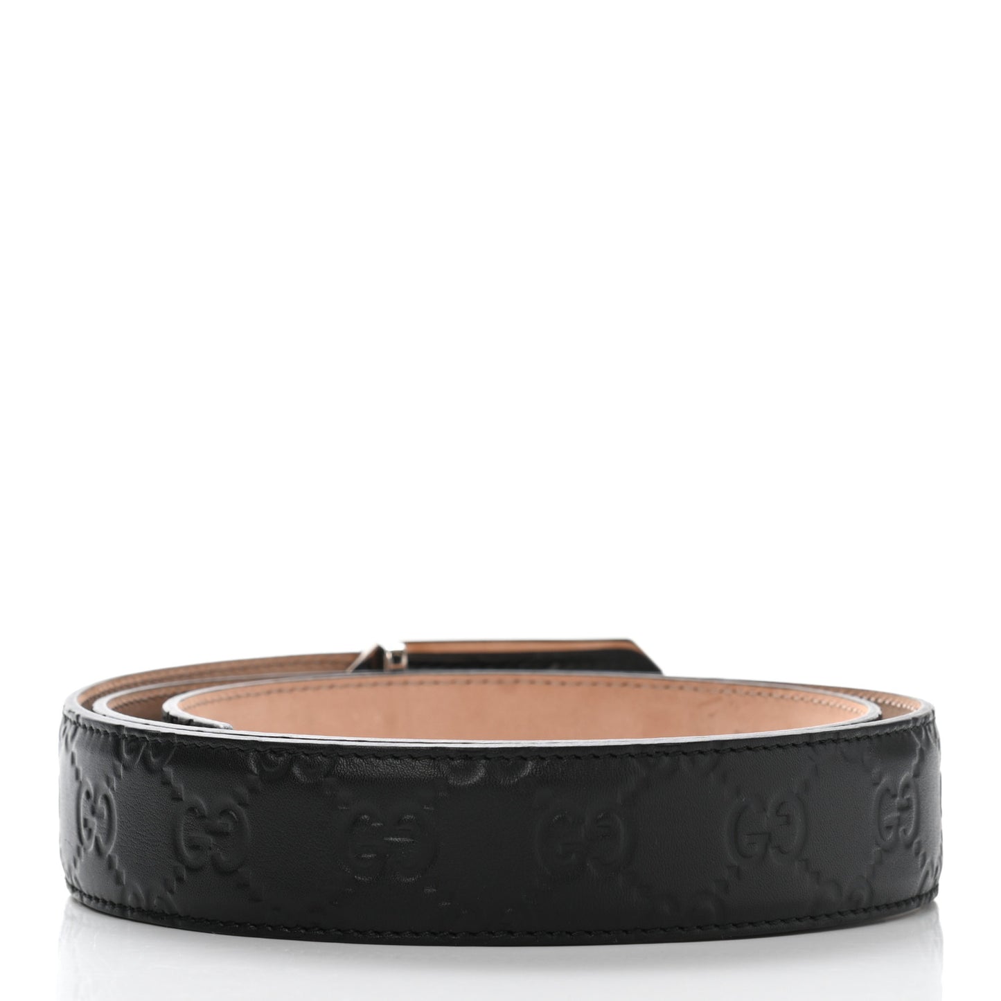 Guccissima Signature Belt 95 38 Black