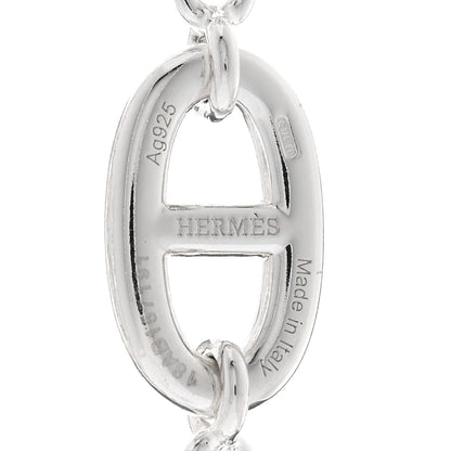 Hermes Sterling Silver Farandole Necklace 160 4 of 5