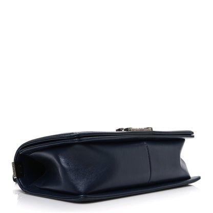 Chanel Calfskin Ombre Faded Quilted Medium Boy Flap Blue 4 of 10