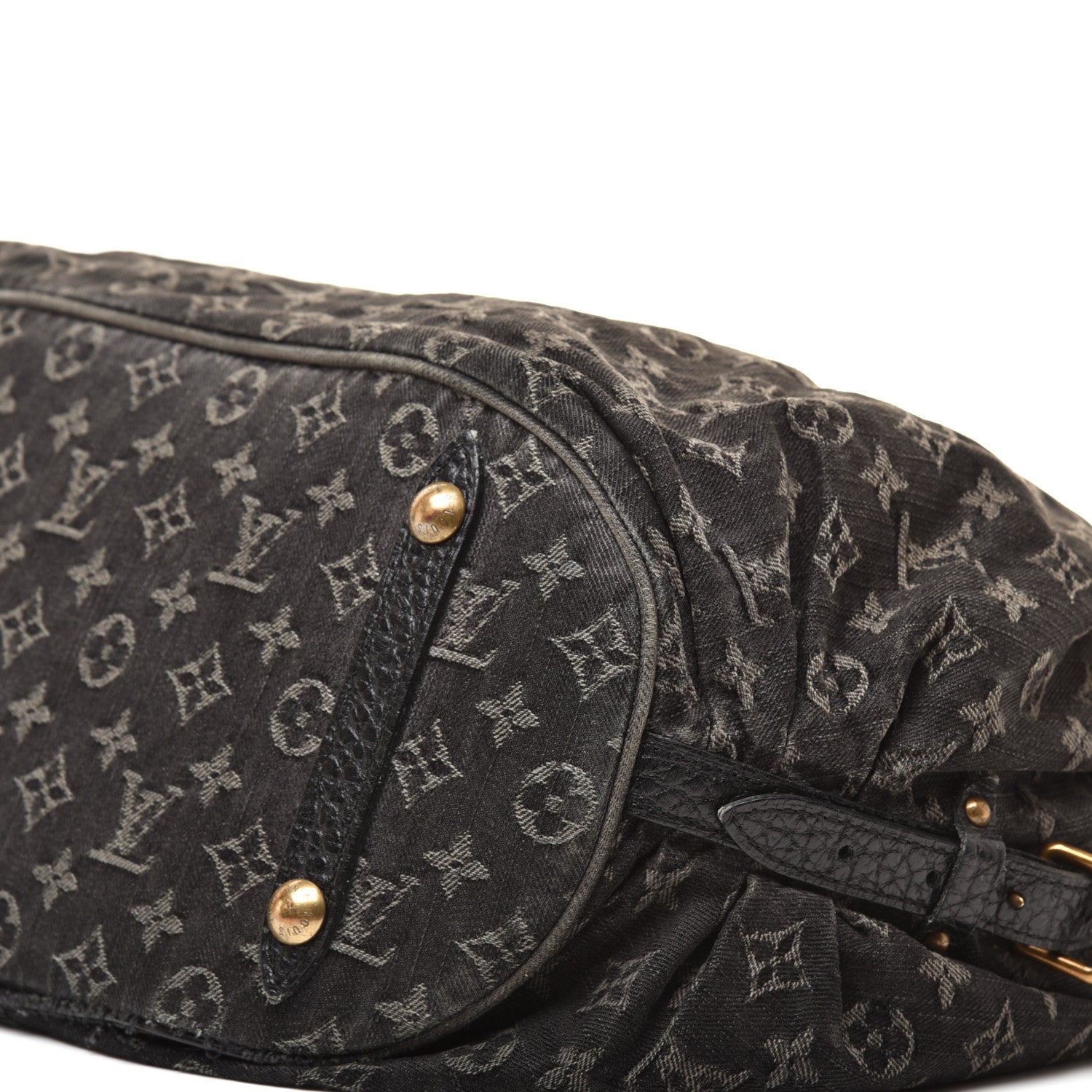 Louis Vuitton Denim Mahina XL Black 8 of 10
