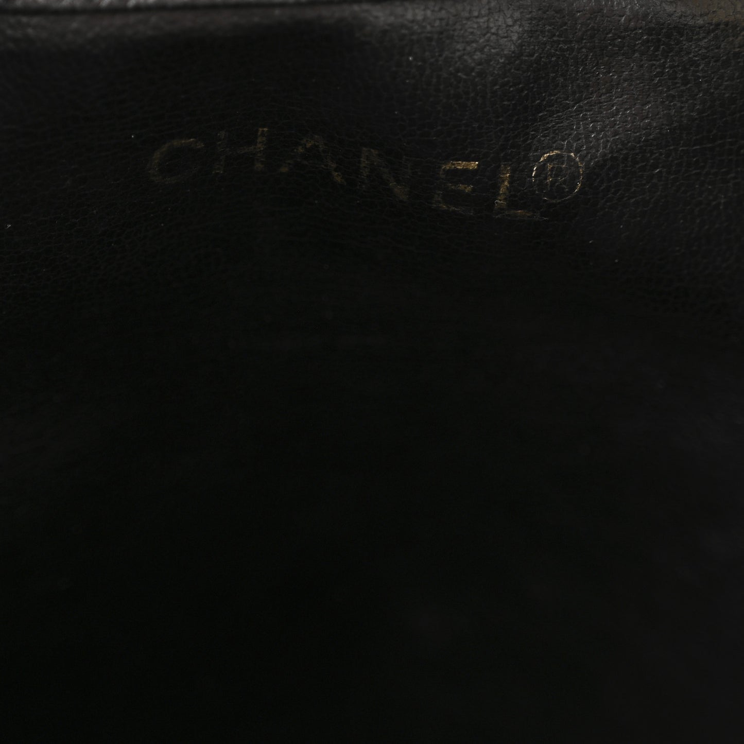 Caviar CC Chain Mini Drawstring Bag Black