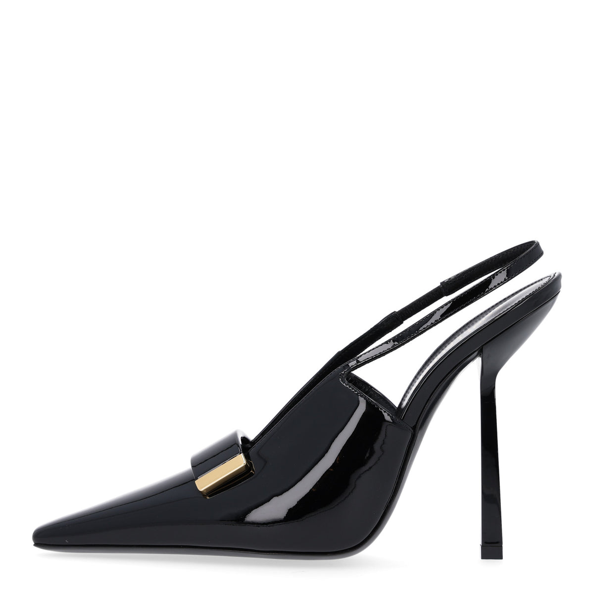 Vernice Grupy Madame 115mm Slingback Pumps 37 Black