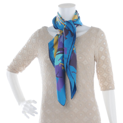 Hermes Silk Ex Libris En Camouflage Scarf 90 3 of 7